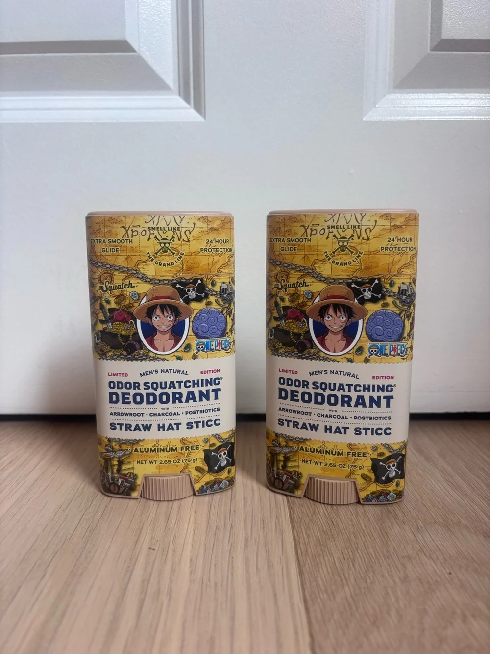 2 Pack - Dr Squatch Straw Hat Sticc Odor Squatching Deodorant